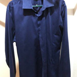 Geoffrey Beene Sateen Dress Shirt Fitted